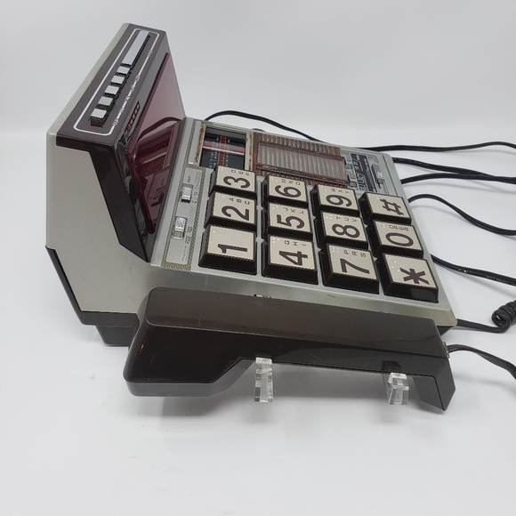 Phone Tech Telephone Alarm Clock Radio Vintage - Picture 8 of 16
